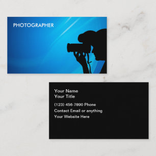 Cartões de Visita Simples para Fotógrafos
