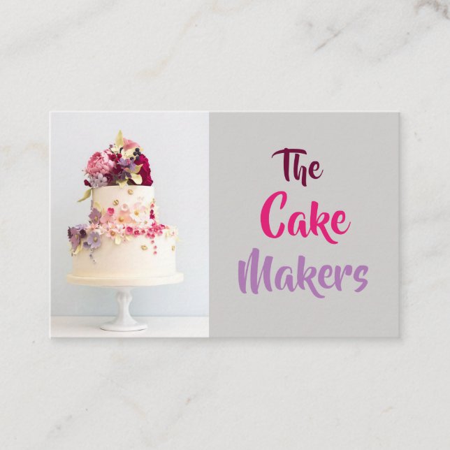 Cartões de Visita - The Cake Makers Design2 (Frente)