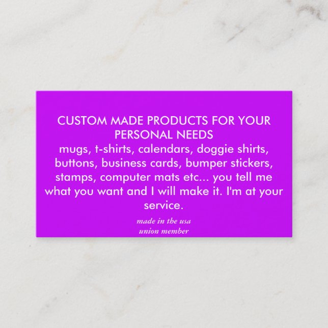 cartões de visitas (Frente)