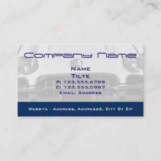 Cartões de visitas 1960 da parte frontal de