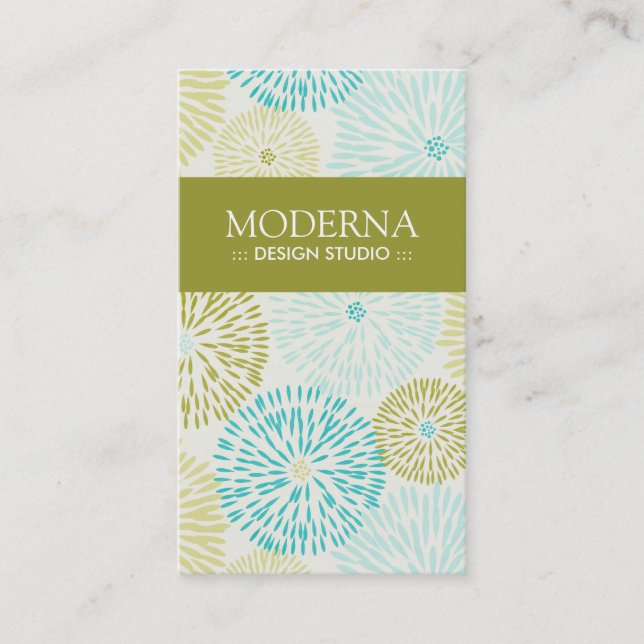 Cartões de visitas à moda e modernos (Frente)