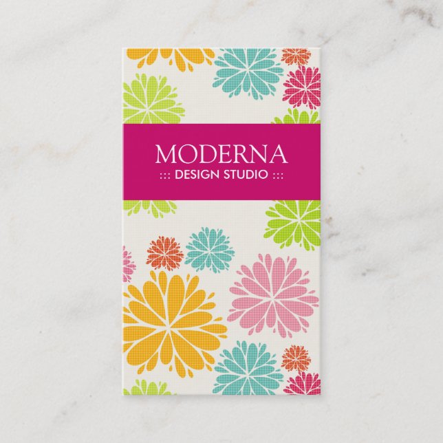 Cartões de visitas à moda e modernos (Frente)