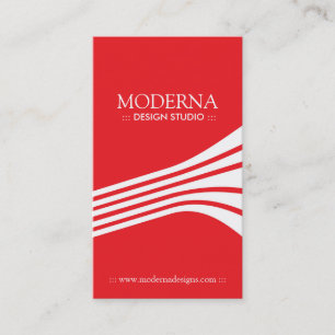 Cartões de visitas à moda e modernos