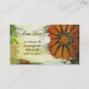 cartões de visitas abstratos