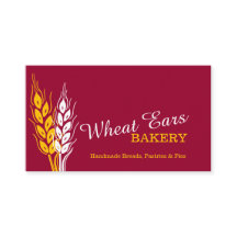 Cartões de visitas amarelos vermelhos das orelhas