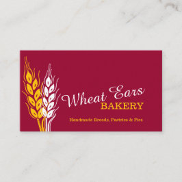 Cartões de visitas amarelos vermelhos das orelhas