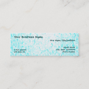 Cartões de visitas Aqua Mosaico Personalizáveis