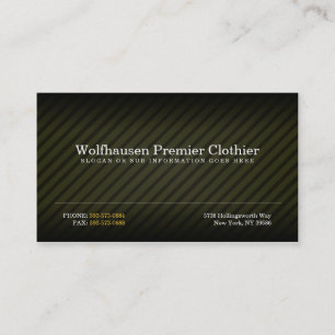 Cartões de visitas Armani Dourados