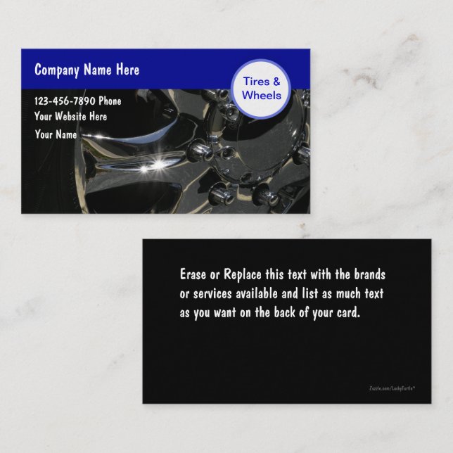 Cartões de visitas Automáticos (Frente/Verso)