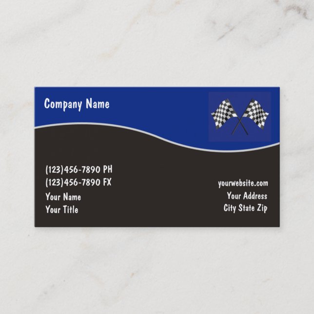 Cartões de visitas automotrizes (Frente)