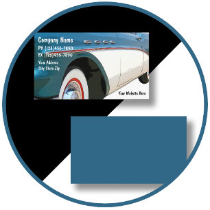 Cartões de visitas automotrizes