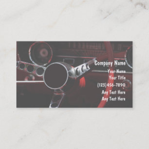 Cartões de visitas automotrizes