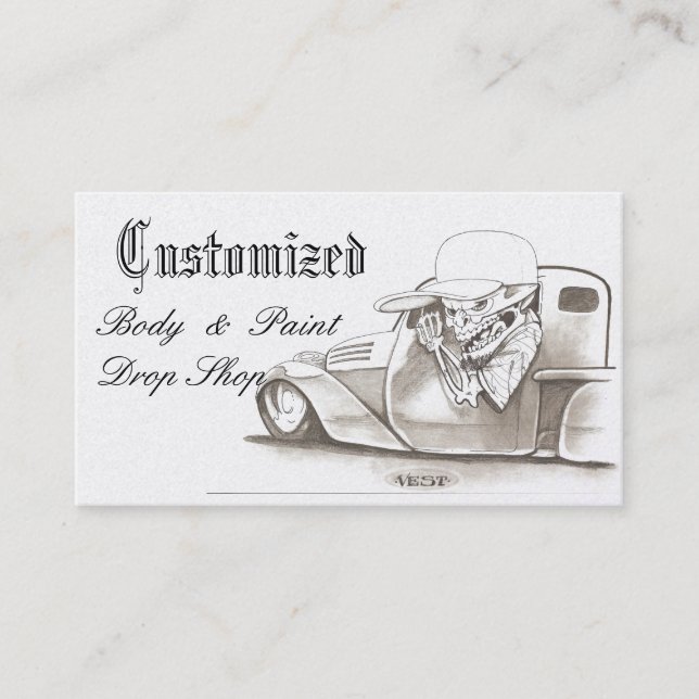 Cartões de visitas automotrizes da platina (Frente)