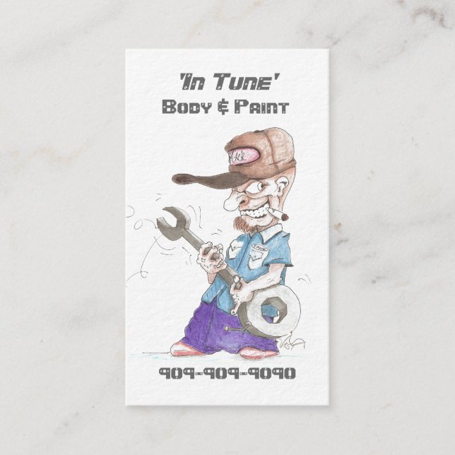 Cartões de visitas automotrizes na pérola (Frente)