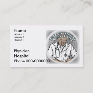 Cartões de visitas Auxiliares Médicos