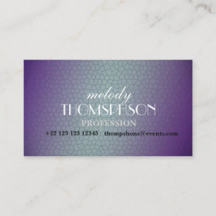 Cartões de visitas azuis