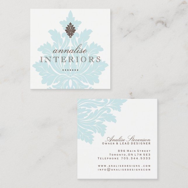 Cartões de visitas bonito do designer de (Frente/Verso)