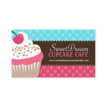 Cartões de visitas bonitos e lunáticos da padaria