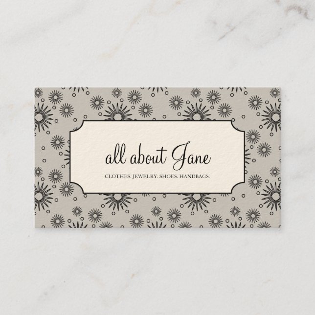 Cartões de visitas Boutique (Frente)