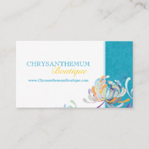 Cartões de visitas brancos do boutique da forma d