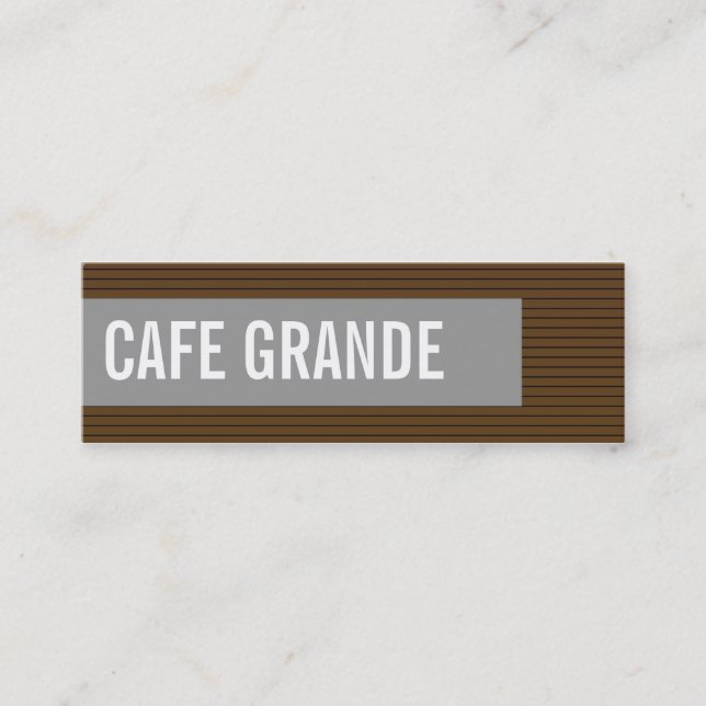 cartões de visitas > café grandioso [chocolate: (Frente)