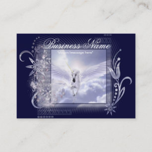 Cartões de visitas carnudos do unicórnio do vôo