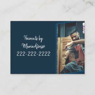 Cartões de visitas, Cartões de visitas de barbeari