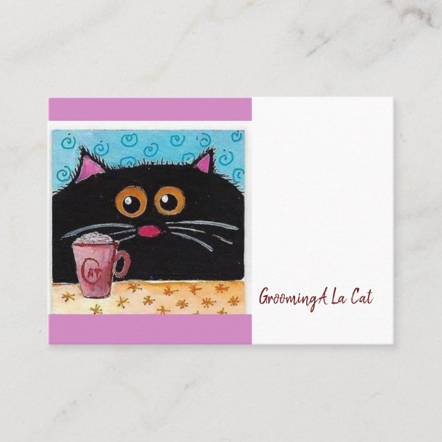 Cartões de visitas, Cartões de visitas de patas pa (Frente)