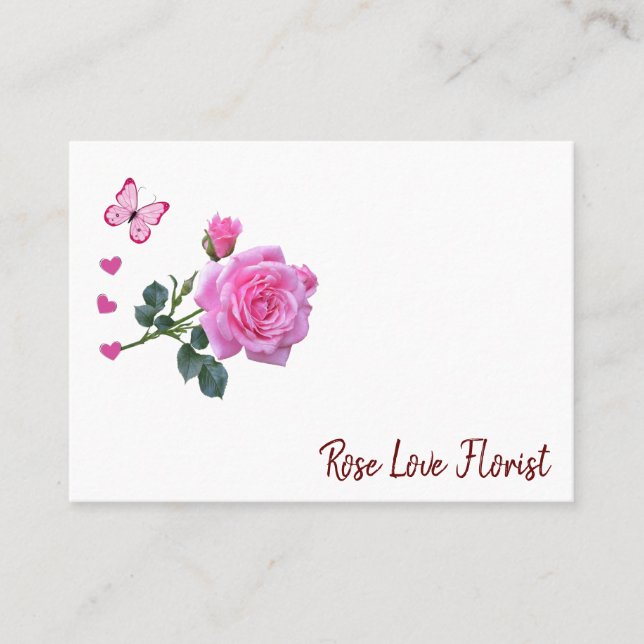 Cartões de visitas, Cartões de visitas Florais Flo (Frente)