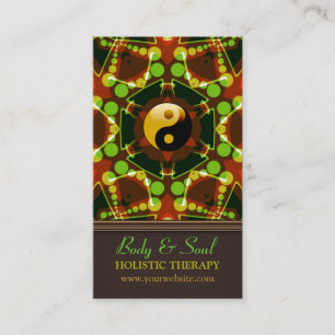 Cartões de visitas Chakra Star Energy YinYang New