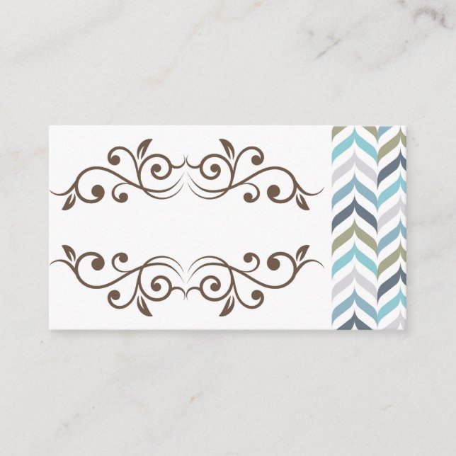 Cartões de visitas Classy Design (Frente)