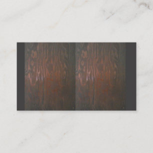 Cartões de visitas com Design de mancha de madeira