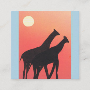 Cartões de visitas com Girafa Design