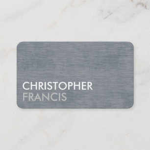 cartões de visitas com prata escovada