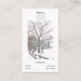 Cartões de visitas com um toque da natureza