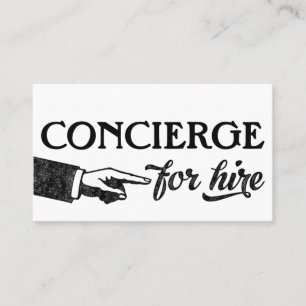 Cartões de visitas Concierge - Vintage Legal