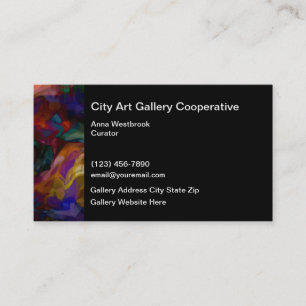 Cartões de visitas Cooperativos da Galeria de Art