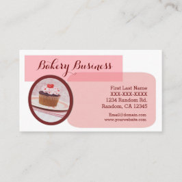 Cartões de visitas cor-de-rosa feitos sob