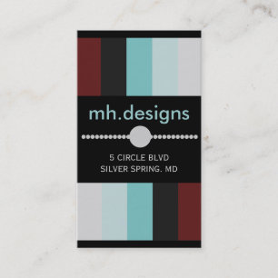 Cartões de visitas corajosos do desenhista