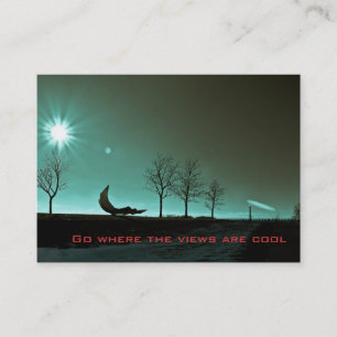Cartões de visitas Criptic Sun Beams Photo Art