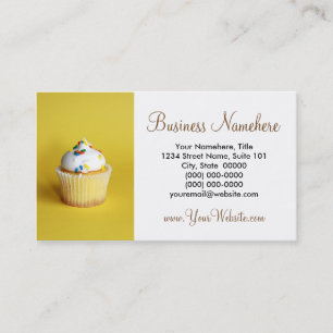 Cartões de visitas Cupcakes