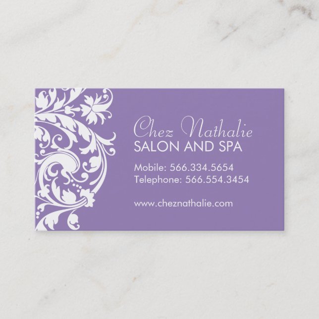 Cartões de visitas customizáveis elegantes (Frente)