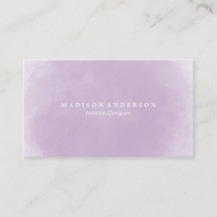 Cartões de visitas da aguarela