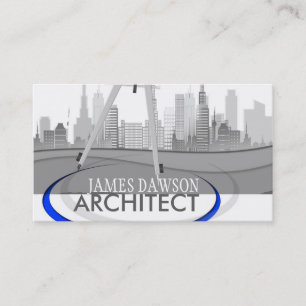 Cartões de visitas da arquitetura moderna