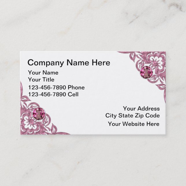 Cartões de visitas da beleza (Frente)