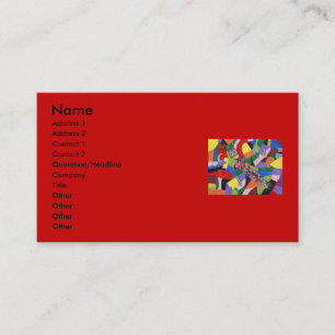 Cartões de visitas da boneca do VooDoo