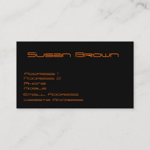 Cartões de visitas da cara do porco