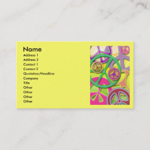 CARTÕES DE VISITAS DA COLAGEM DO SINAL DE PAZ