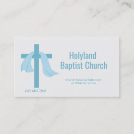 Cartões de visitas da Coroa Azul Cruz