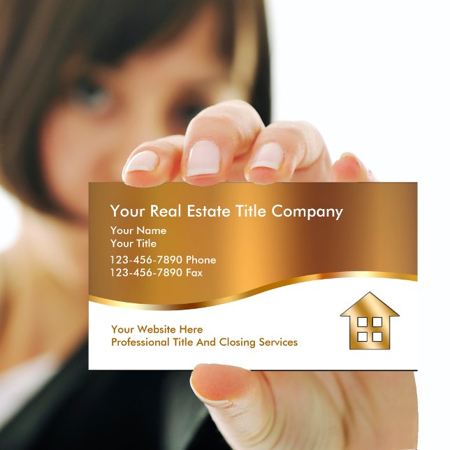 Cartões de visitas da Empresa do Título Clássico (Criador carregado)